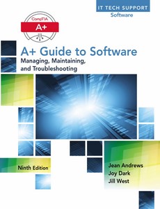 A+ Guide to Software 9th edition by Jean Andrews【ebook】