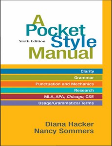 A Pocket Style Manual 6th Edition by Diana Hacker【ebook】