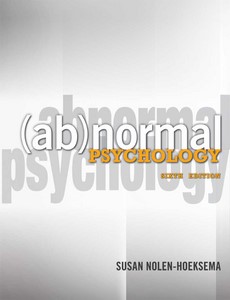 Abnormal Psychology 6th edition by Nolen-Hoeksema【ebook】