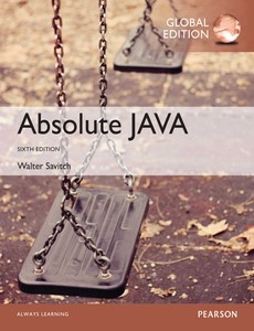 Absolute Java Global edition 6th by Walter Savitch【ebook】