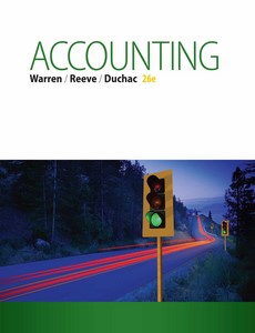 Accounting 26th Edition by Carl S. Warren【ebook】