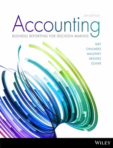 Accounting Business Reporting for Decision Making 6th Australian Edition by Jacqueline Birt【ebook】