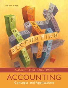 Accounting Concepts and Applications 10th by Albrecht Stice【ebook】