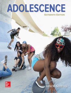 Adolescence 16th Edition by John Santrock【ebook】