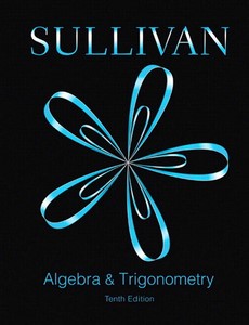 Algebra and Trigonometry 10th Edition by Michael Sullivan【ebook】