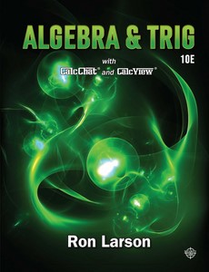 Algebra & Trigonometry 10th Edition by Ron Larson【ebook】