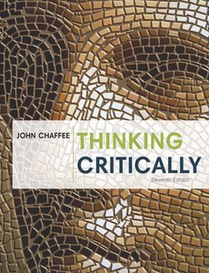 Thinking Critically 11th Edition by John Chaffee【ebook】