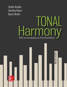 Tonal Harmony 8th Edition by Stefan Kostka【ebook】