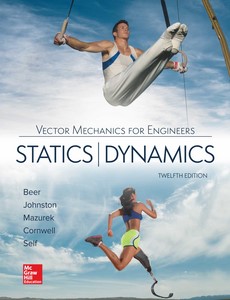 Vector Mechanics for Engineers Statics and Dynamics 12th by Ferdinand Beer【ebook】